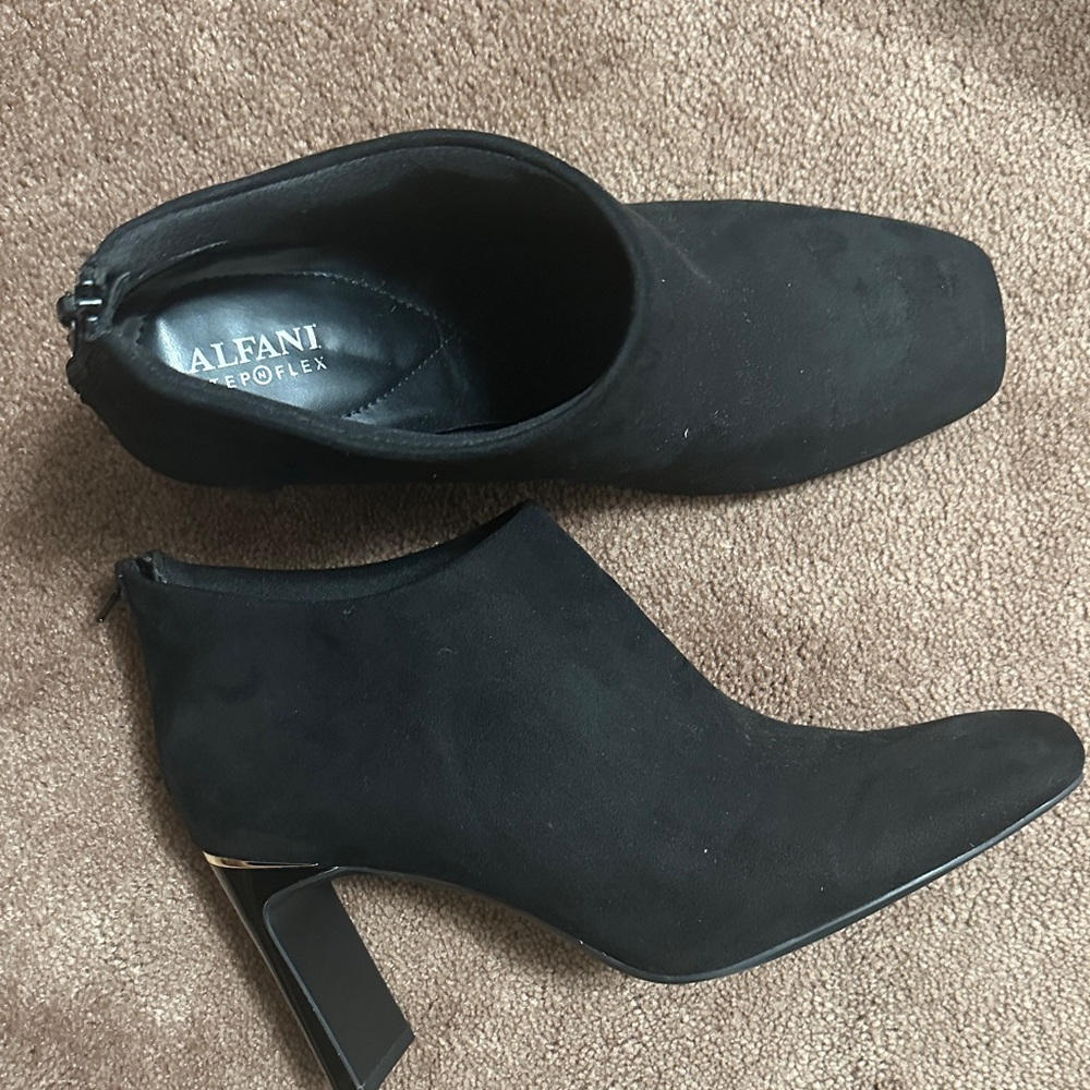 Alfani Women's Black Heeled Boots